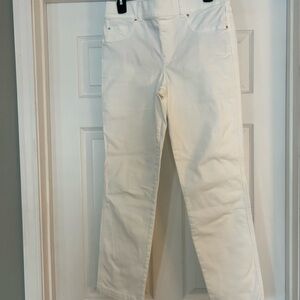 SPANX White Denim Pants